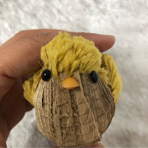 Set of 4 Woodland Animal Wildlife Bird Ornaments/Figurines Natural - Picture 4 of 8